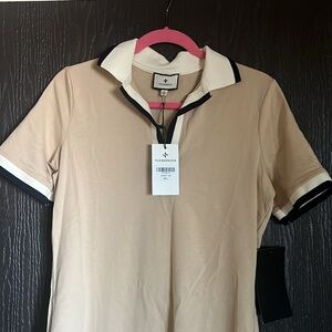 Tuckernuck Cream Collared Dress